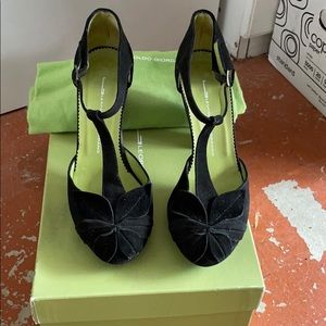 Leopoldo giordano - suede heels. Excellent!